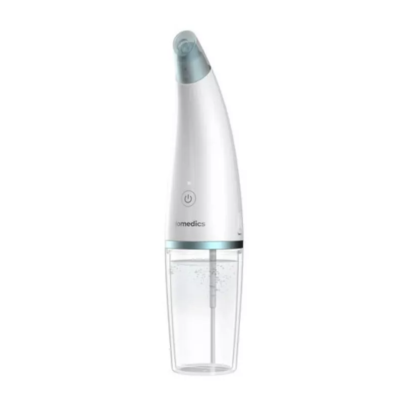 Aparato de cuidado de la piel HoMedics FAC-HY100 limpiador por hidrodermoabrasión transparente, blanco