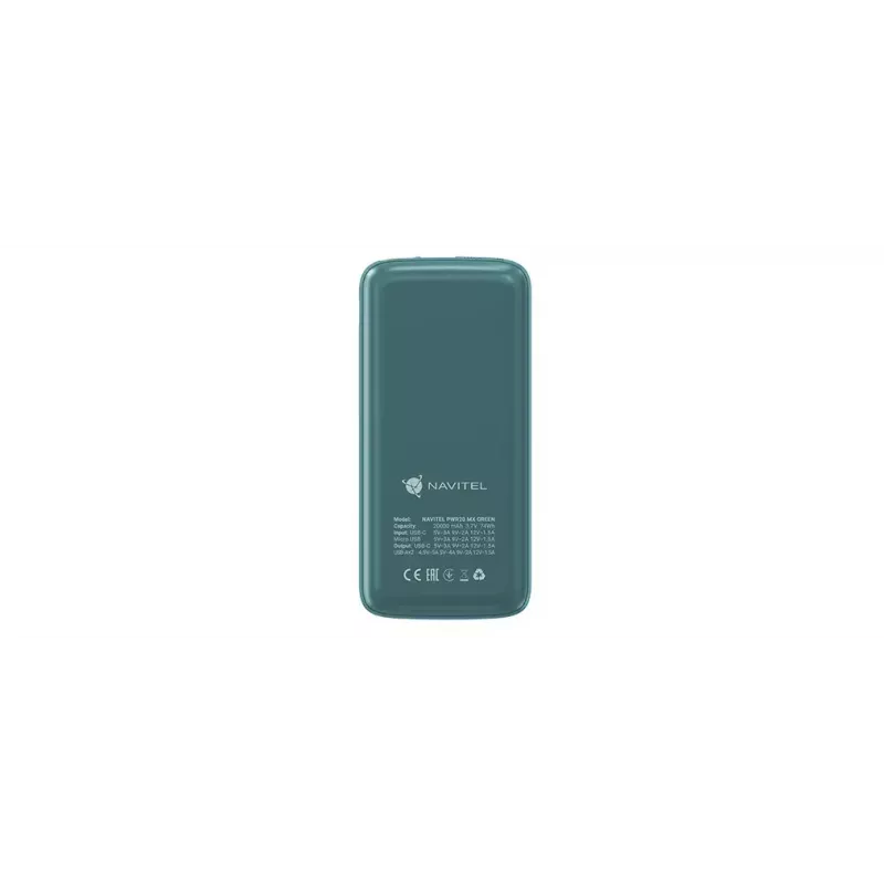 Batería externa Navitel PWR20 MX verde 20000 mAh