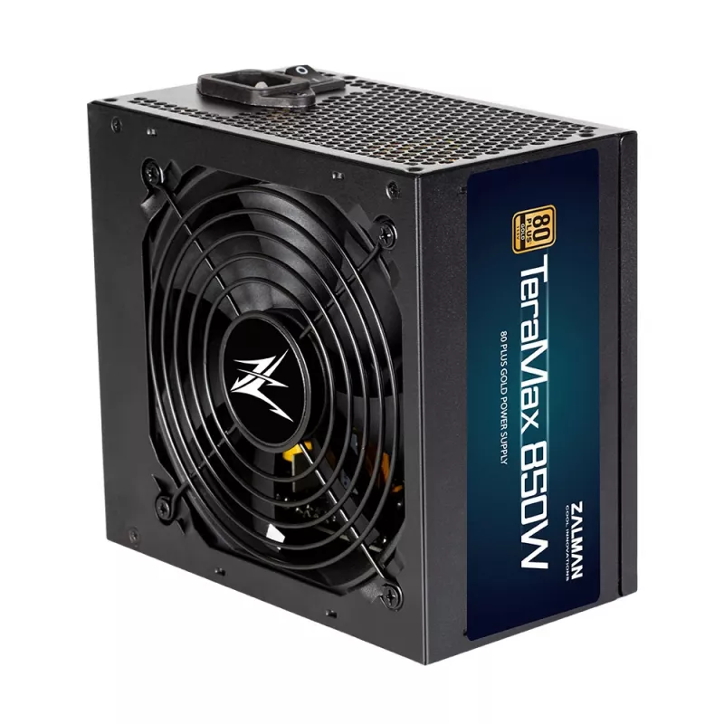 Zalman ZM850-TMX TeraMax fuente de alimentación 850 W, 80 PLUS Gold, PFC activo, ventilador de 120 mm