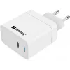 Cargador AC Sandberg USB-C PD65W EU interior universal blanco