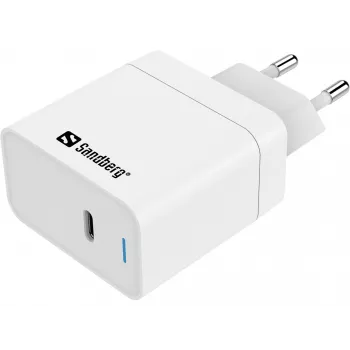 Cargador AC Sandberg USB-C PD65W EU interior universal blanco