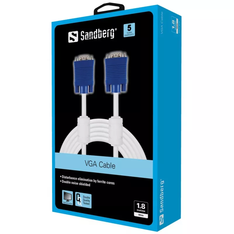 Cable de monitor Sandberg VGA LUX 1.8 m