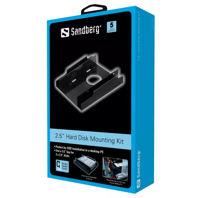 Soporte de montaje para HDD Sandberg kit de montaje para discos de 2.5''