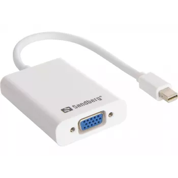 Adaptador MiniDP a VGA+Audio Sandberg 509-05