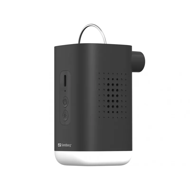 Bomba de aire con linterna Sandberg Mini 0.04 bar 200 l/min batería 5V 2A