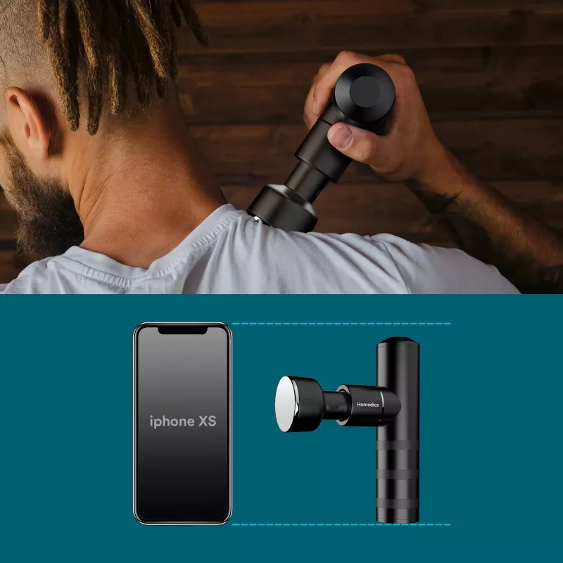 Masajeador HoMedics Myti Massager Universal antracita masaje de percusión