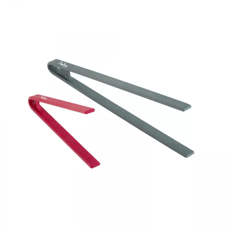 Jata HACC4522 juego de pinzas de cocina de silicona, 29,3 cm y 17 cm, acero inoxidable, sin BPA