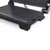 Parrilla de contacto JATA JEGR1107 1000W negra acero inoxidable mando giratorio