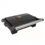 Parrilla de contacto JATA JEGR1107 1000W negra acero inoxidable mando giratorio
