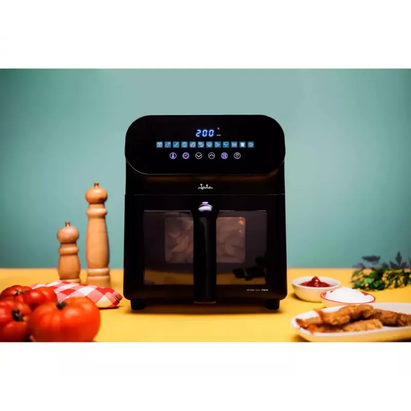 Freidora de aire JATA JEFR1230 6,2 L 1700 W negra