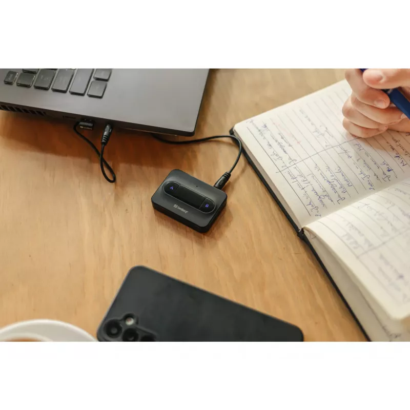 Sandberg Bluetooth Link para 2 auriculares inalámbrico Bluetooth 3,5 mm