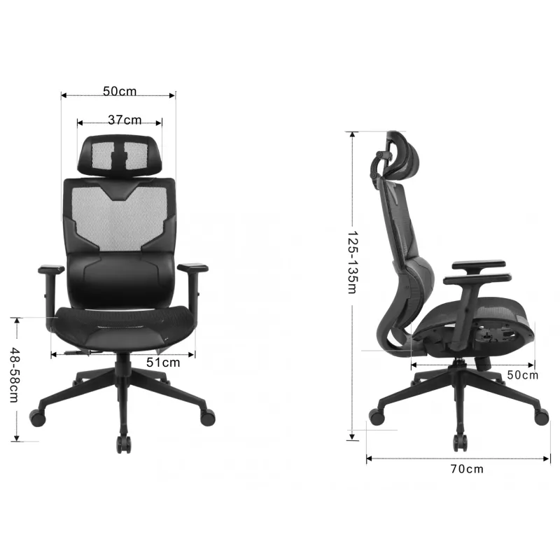 Silla gaming Sandberg ErgoFusion peso máx. usuario 150 kg