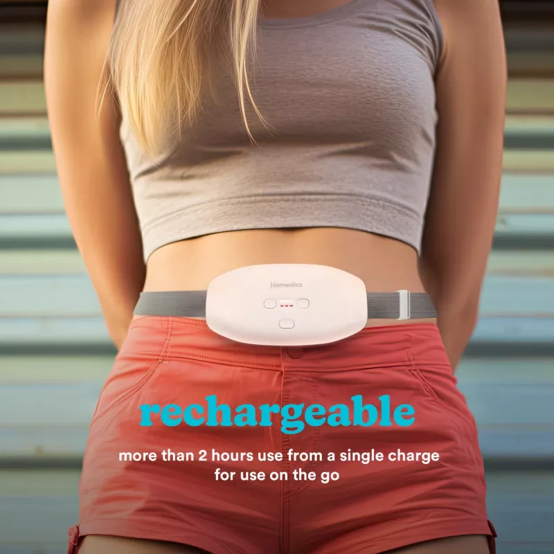 Cinturón de masaje HoMedics WMH-200H masaje vibratorio blanco