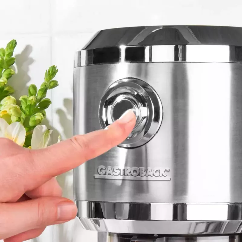 Máquina eléctrica de hielo picado Gastroback 42905 0,2 L acero inoxidable 35 W
