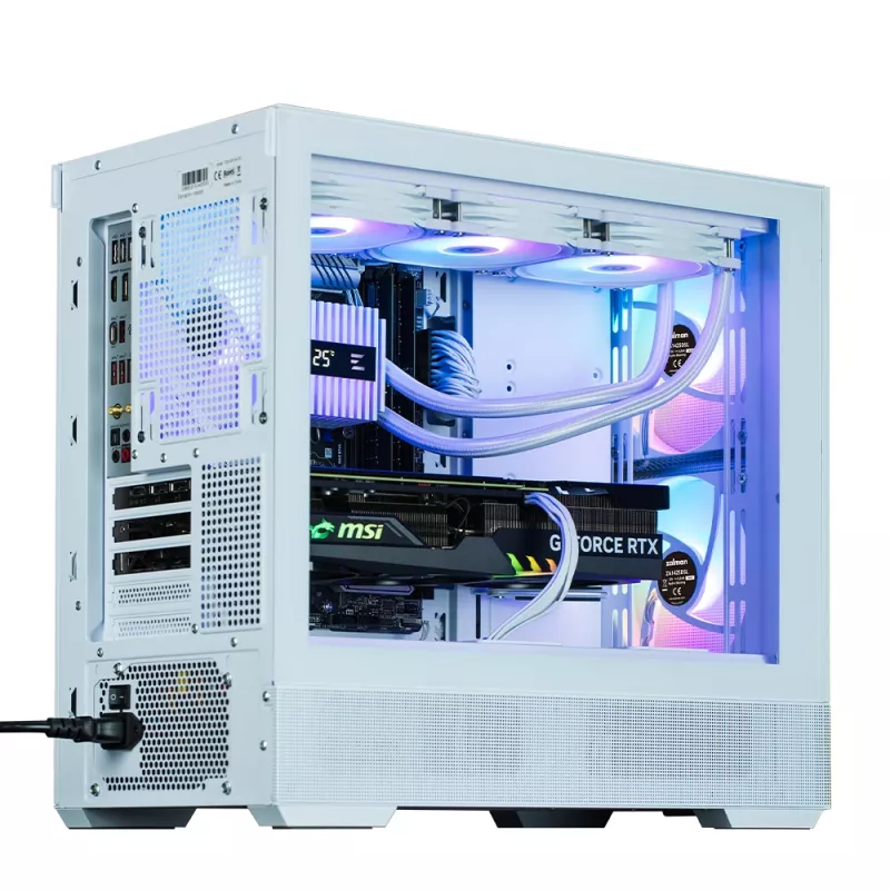 Caja de PC Zalman P30 Air blanca Mini Tower