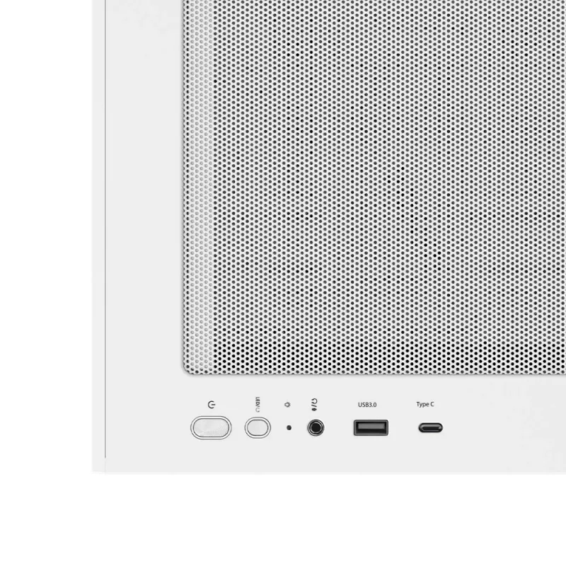 Caja de PC Zalman P30 Air blanca Mini Tower