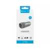 Cargador de coche Sandberg 1xQC3.0+1xUSB-C 48W, coche, mechero, 12 V, metálico