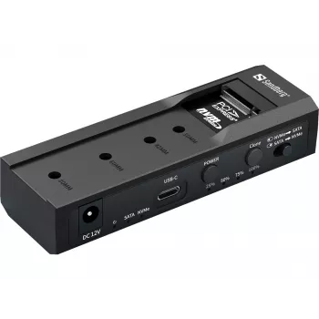 Clonador y dock USB 3.2 Sandberg para M2 + NVMe + SATA