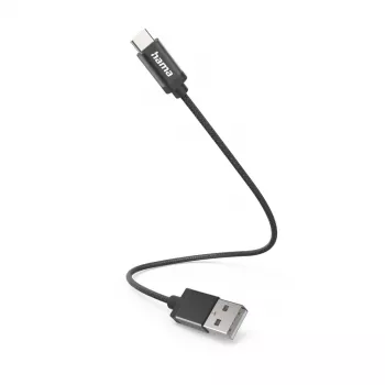 Hama 00201600 Cable USB USB 2.0 0,2 m USB A USB C negro
