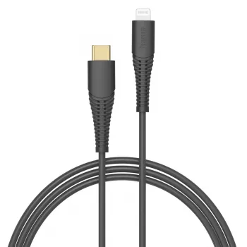 Cable Lightning Hama 00201602 1,5 m negro USB-C 3A
