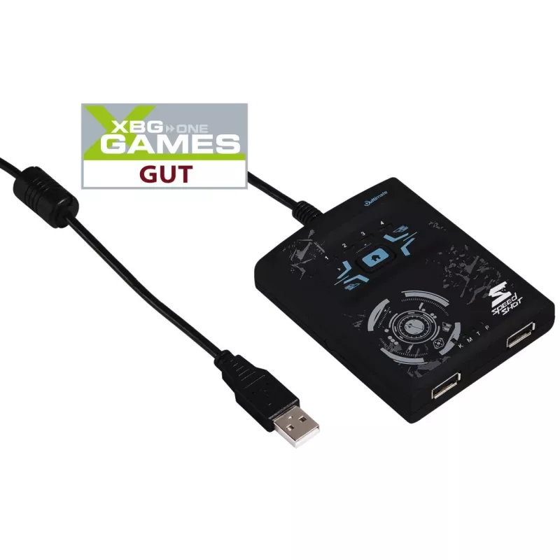 Convertidor de ratón/teclado Hama Speedshot Ultimate para PS4/PS3/Xbox One/Xbox 360
