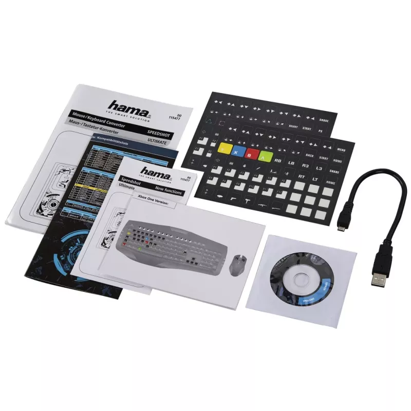 Convertidor de ratón/teclado Hama Speedshot Ultimate para PS4/PS3/Xbox One/Xbox 360