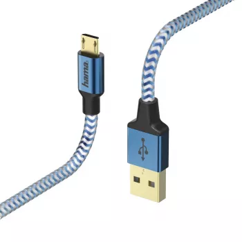 Hama 00178289 cable USB USB 2.0 1,5 m USB A Micro-USB B azul