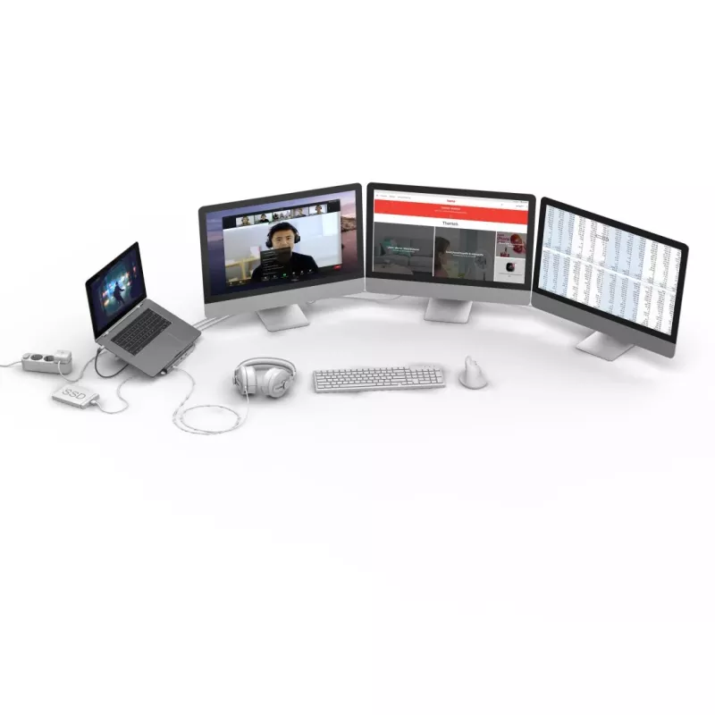 Hama Connect2Office soporte para portátil antracita