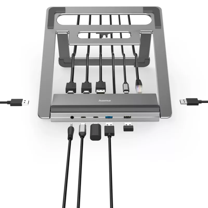 Hama Connect2Office soporte para portátil antracita