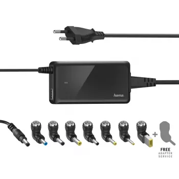 Cargador Hama schlank & Light portátil negro AC interior