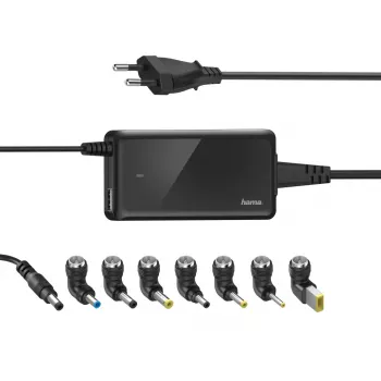 Cargador Hama schlank & Light portátil negro AC interior