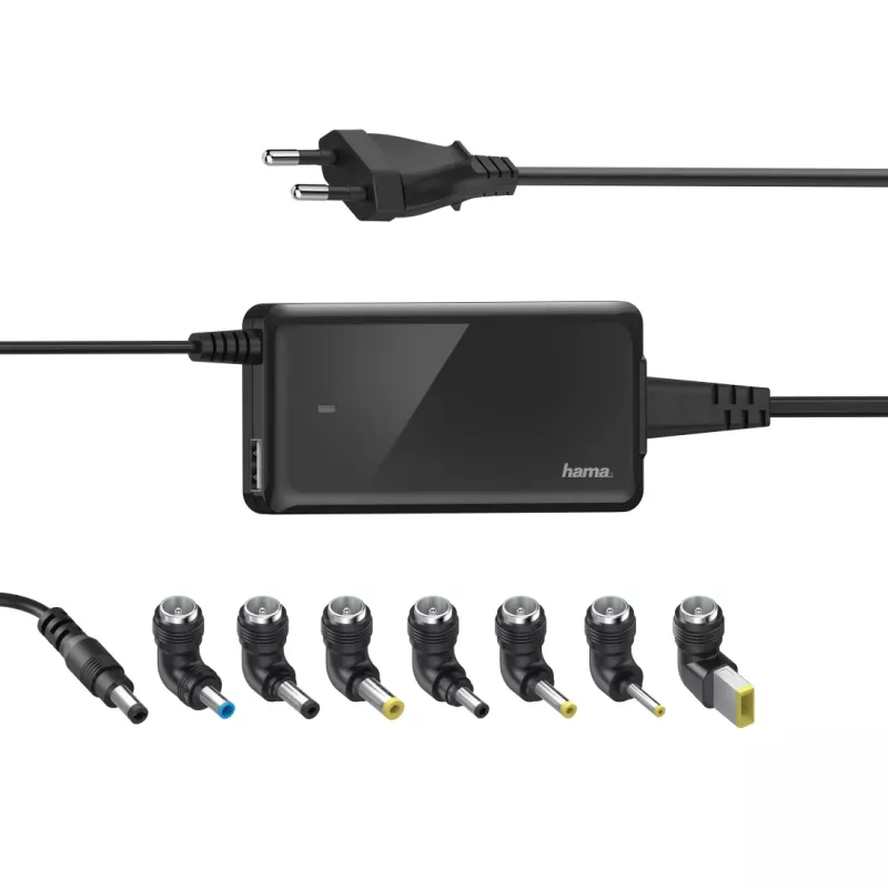 Cargador Hama schlank & Light portátil negro AC interior