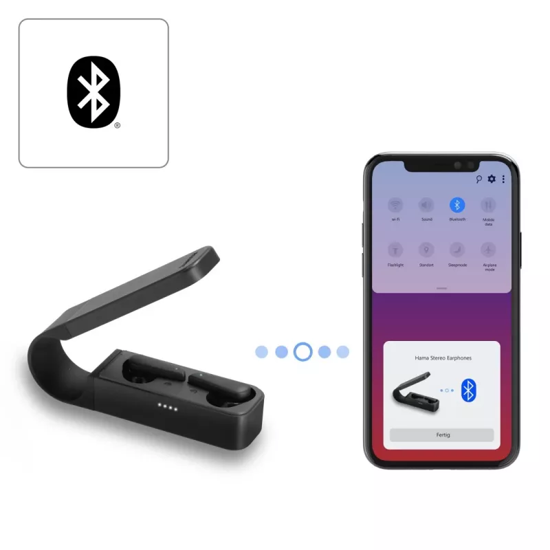 Hama Spirit Pocket auriculares True Wireless Stereo (TWS) in-ear llamadas/música Bluetooth negro