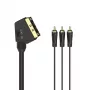 Hama 00205156 cable SCART 1,5 m 3 x RCA negro
