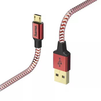 Hama 00178288 cable USB USB 2.0 1,5 m USB A Micro-USB B rojo