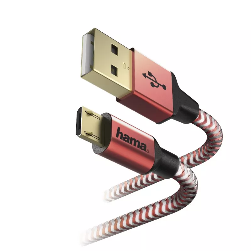 Hama 00178288 cable USB USB 2.0 1,5 m USB A Micro-USB B rojo