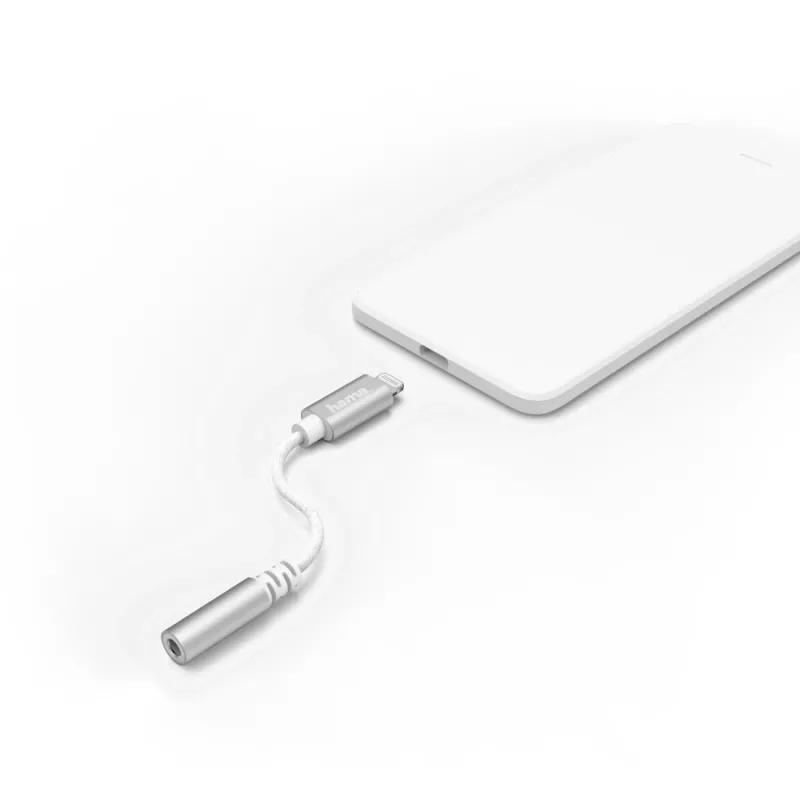 Hama 00187210 cable Lightning blanco