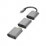 Adaptador gráfico USB Hama 00200306 4096 x 2160 píxeles Gris