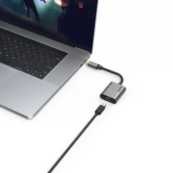 Adaptador gráfico USB Hama 00200306 4096 x 2160 píxeles Gris