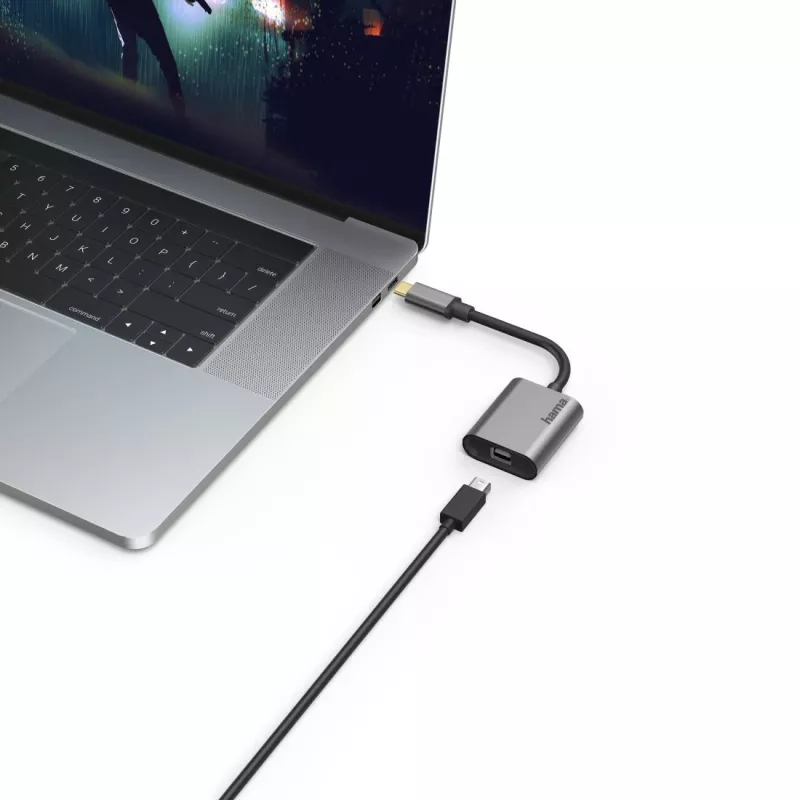 Adaptador gráfico USB Hama 00200306 4096 x 2160 píxeles Gris