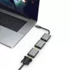 Adaptador gráfico USB Hama 00200306 4096 x 2160 píxeles Gris