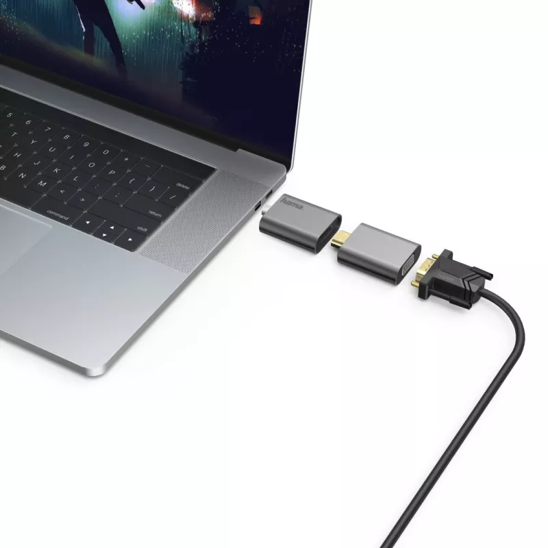 Adaptador gráfico USB Hama 00200306 4096 x 2160 píxeles Gris