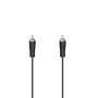 Cable de audio Hama 00205098 1,5 m RCA Negro