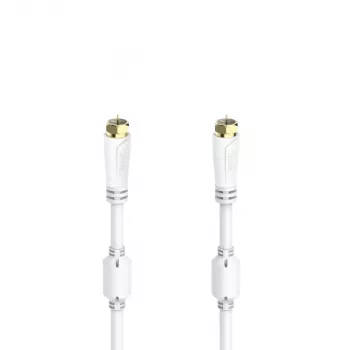 Cable coaxial Hama 00205251 1,5 m F Blanco