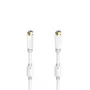 Cable coaxial Hama 00205251 1,5 m F Blanco