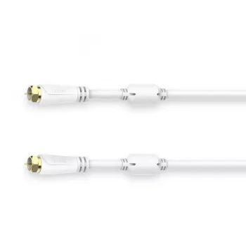 Cable coaxial Hama 00205251 1,5 m F Blanco