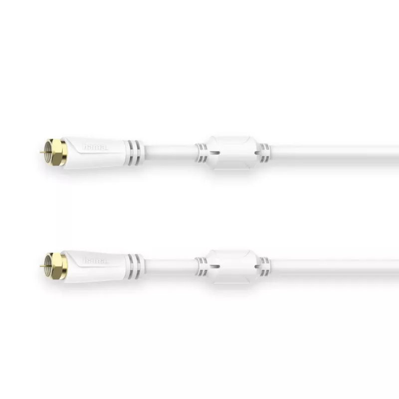 Cable coaxial Hama 00205251 1,5 m F Blanco