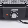 Parrilla eléctrica de sobremesa Severin PG 8556 2300 W negro acero inoxidable