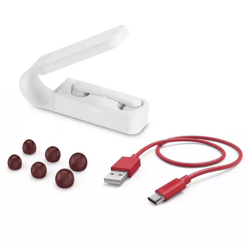 Auriculares Hama Spirit Pocket True Wireless Stereo (TWS) In-Ear Llamadas/Música Bluetooth Blanco