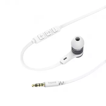 Auriculares Hama Intense Con Cable In-Ear Llamadas/Música Plata, Blanco